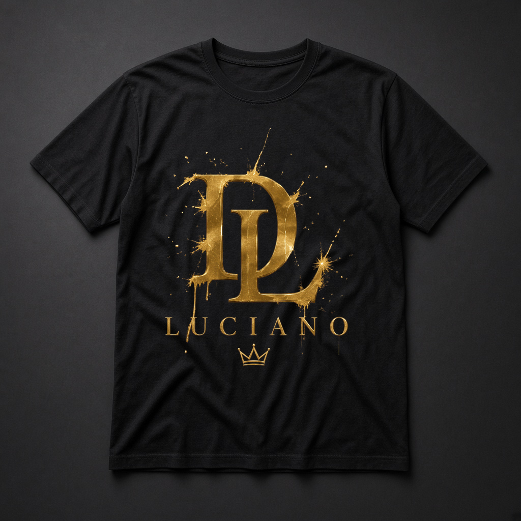 Luciano Gold DL Splatter Tee